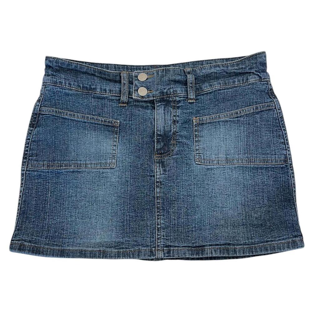 Vintage Y2k Denim Mini Skirt